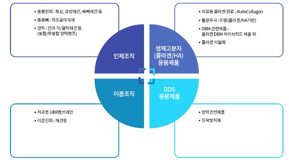 엠에스바이오 주요 사업 부문 [사진=엠에스바이오 홈페이지 캡처]