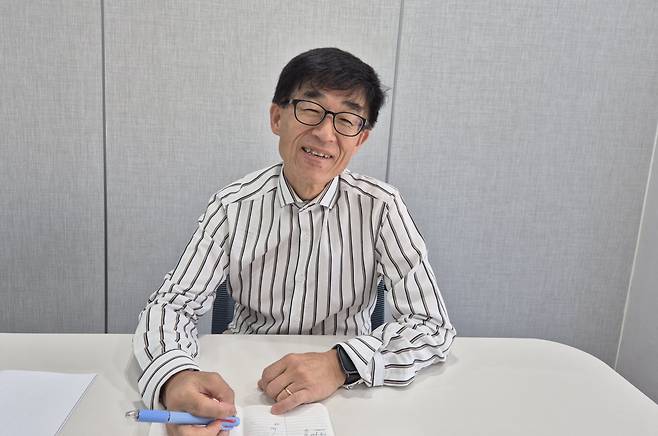 장성훈 전 엘레바테라퓨틱스 부사장은 28일 서울 마포구 국가임상시험지원재단(KoNECT) 사무실에서 이데일리와 만나 ‘리픽투’(성분명 리라푸그라티닙)의 미국 식품의약국(FDA) 허가의 의미를 톺아보는 시간을 가졌다. (사진=김새미 기자)