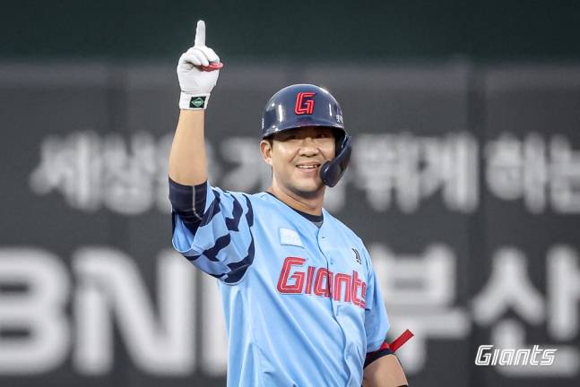 롯데 자이언츠 김민성. /사진=롯데 자이언츠 제공