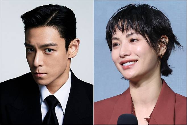 가수 겸 배우 탑(좌)과 나나(우) [더씨드 제공·연합뉴스 자료사진]