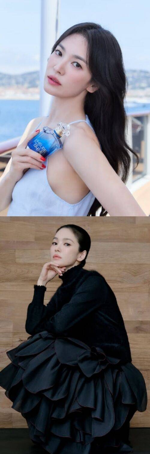 배우 송혜교의 화보 비하인드 컷 갈무리 / 송헤교 소셜미디어