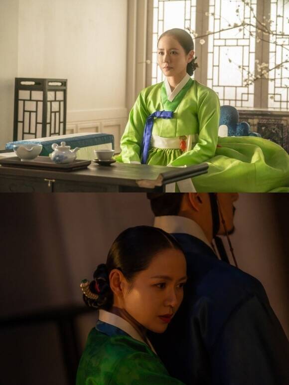 배우 손예진이 넷플릭스 오리지널 시리즈 '스캔들' 속 조씨부인은 복잡다단한 캐릭터라며 레이어를 쌓기 위해 많은 공을 들였다고 밝혔다. /넷플릭스