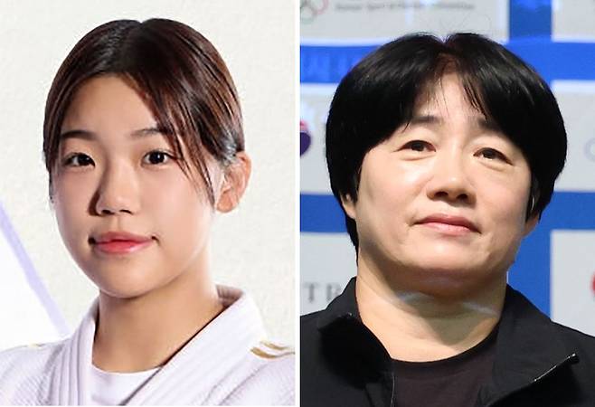 정수진(왼쪽), 정성숙 감독