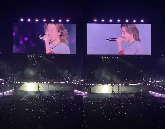 "Papacito!" 홀딱 반했다..방탄소년단 지민, 생일 축하 받으며 빛나는 남미 투어 첫발