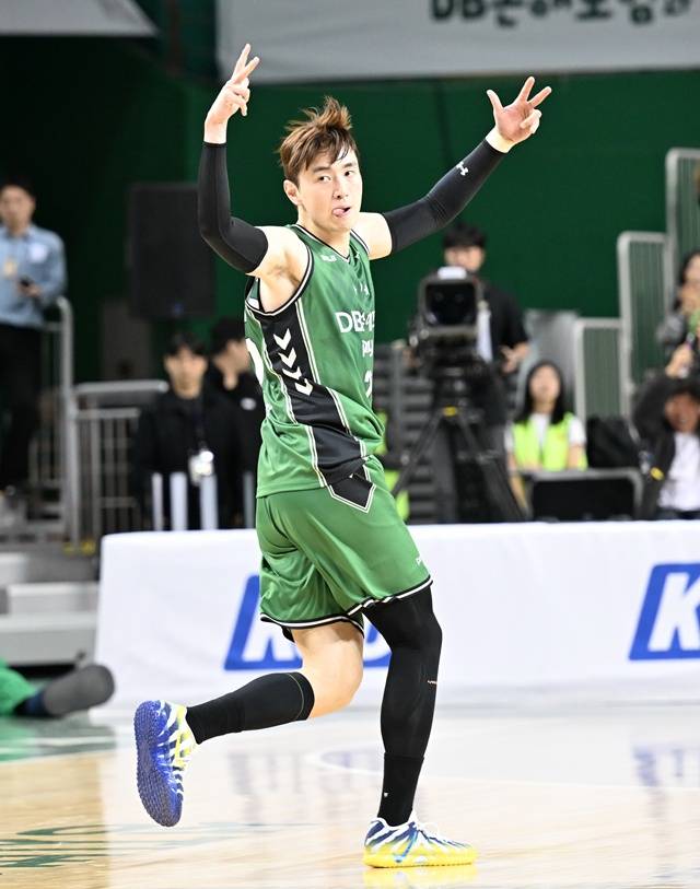 소노전에서 DB의 승리를 이끈 강상재. /사진=KBL 제공