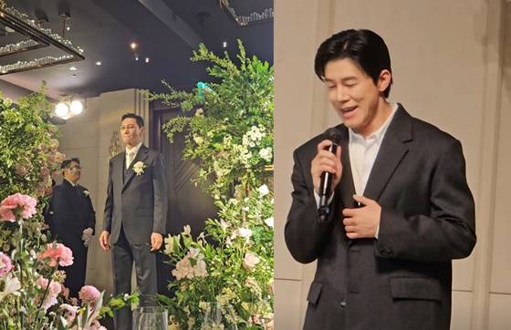 원현준 결혼식, 김무열/사진=원현준 지인 SNS