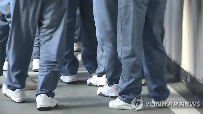 교도소 수감자 [연합뉴스 자료사진. 재판매 및 DB 금지]