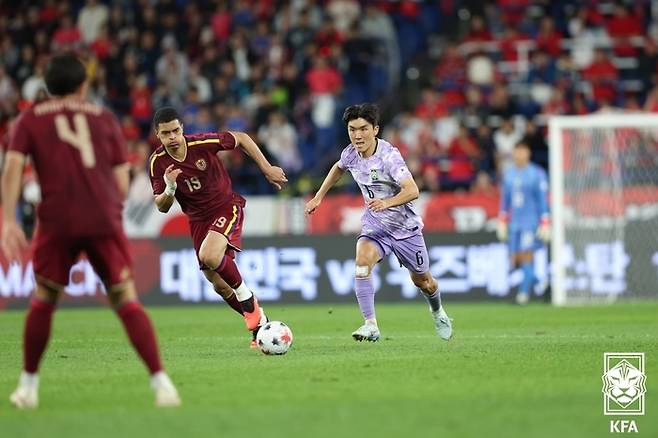 축구대표팀 황인범. 제공 | 대한축구협회