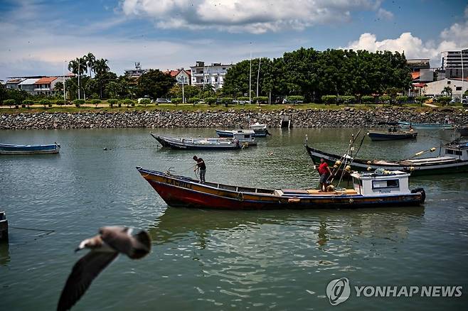 엘니뇨 직격탄 파나마 어민들 [AFP=연합뉴스. 재판매 및 DB 금지]