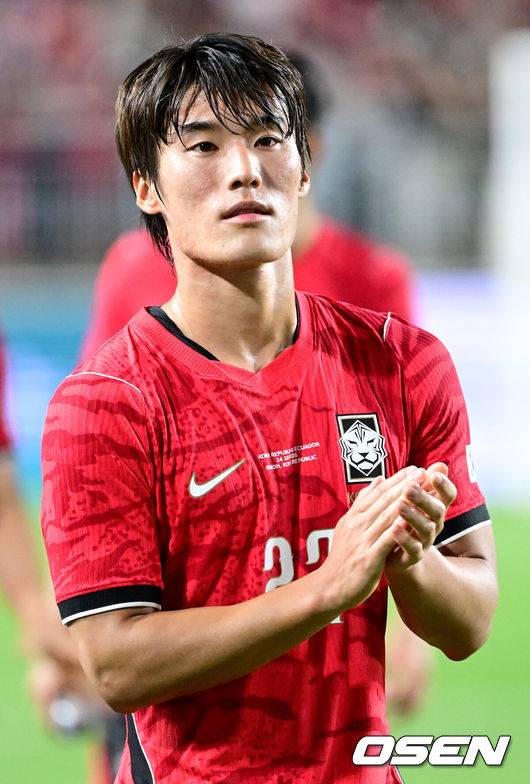[OSEN=최규한 기자] A대표팀 김민수. 2026.09.24 / dreamer@osen.co.kr