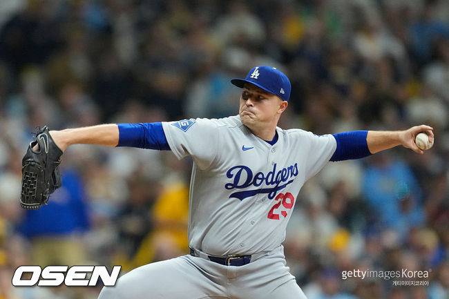 [사진] LA 다저스 타릭 스쿠발. ⓒGettyimages(무단전재 및 재배포 금지)