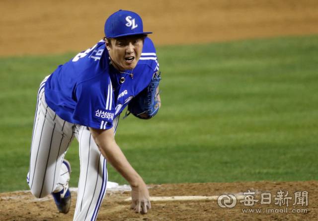 전 프로야구 삼성 라이온즈 투수 안지만. 매일신문DB
