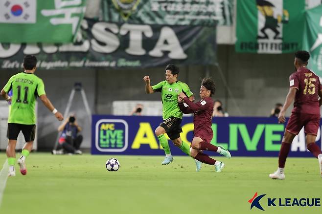 전북 현대-비셀 고베 경기 장면. /사진=한국프로축구연맹 제공
