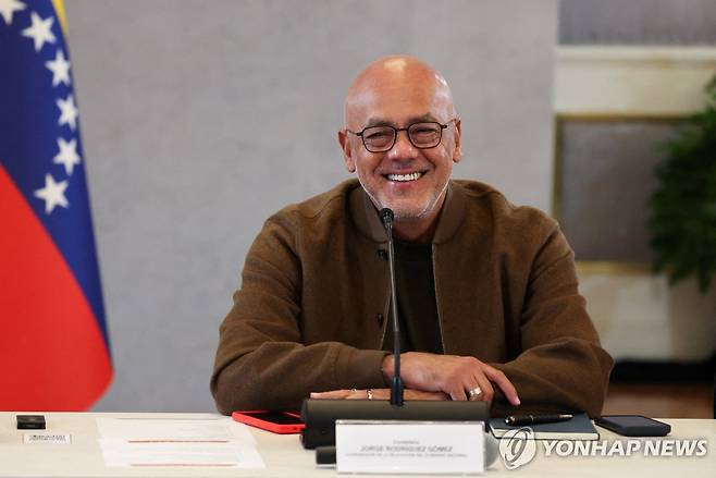 호르헤 로드리게스 베네수엘라 국회의장 [로이터=연합뉴스]