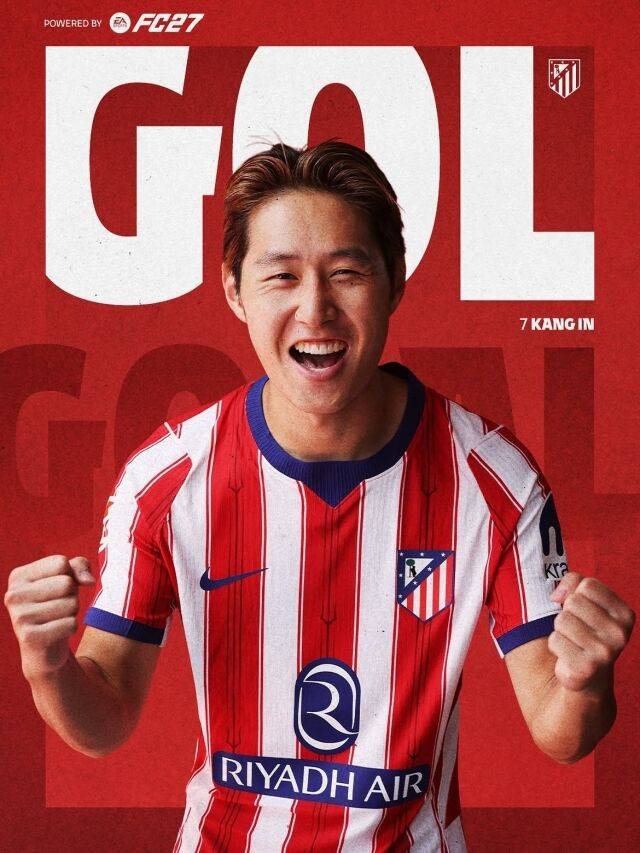 이강인이 지난달 17일 리야드 에어 메트로폴리타노에서 열린 오사수나와의 '2026-27시즌 라리가' 6라운드 경기에서 두 번째 골을 넣었다./아틀레티코 마드리드 제공