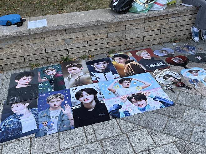 17일 경기 고양시 일산 킨텍스 제2전시장에서 열린 ‘NOL 페스티벌 2026’에 코르티스 사진을 꺼내놓은 관객. 이혜원 기자 hyewon@donga.com