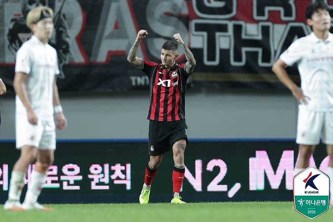 득점왕 경쟁 중인 FC서울 공격수 클리말라. (한국프로축구연맹 제공. 재판매 및 DB 금지)