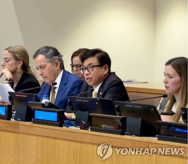차지훈 주유엔 대사 [주유엔 한국대표부 제공. 재판매 및 DB 금지]