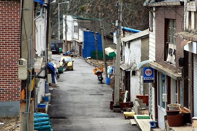 쇠락한 마을…상동읍 교촌시장 [연합뉴스 자료사진]