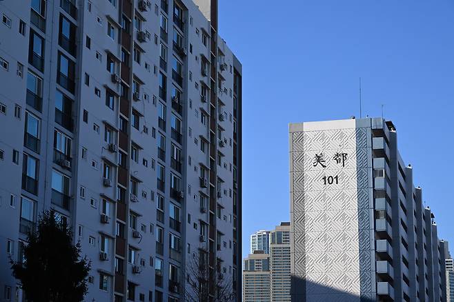 서울 강남구 대치동 대치미도아파트 단지 일대. [헤럴드DB]