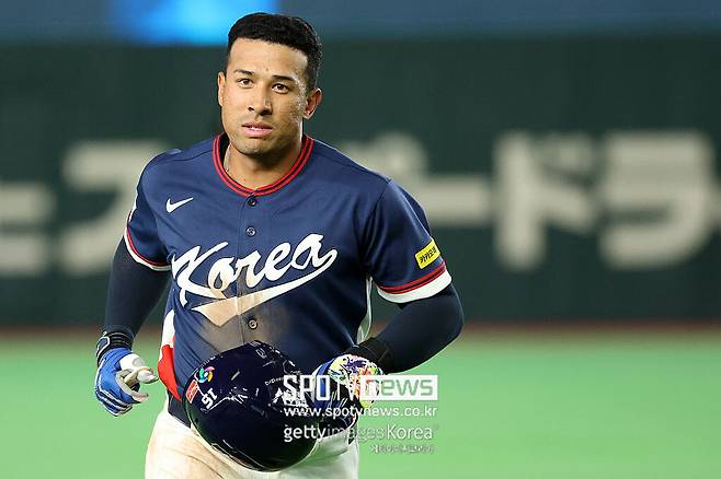 ▲ 올해 3월 WBC에 한국 대표팀의 일원으로 출전한 저마이 존스는 다시 팀을 옮겨야 할지도 모를 상황에 이르렀다