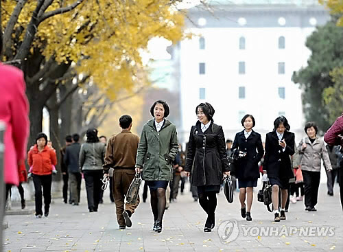 북한 대학생들./연합뉴스