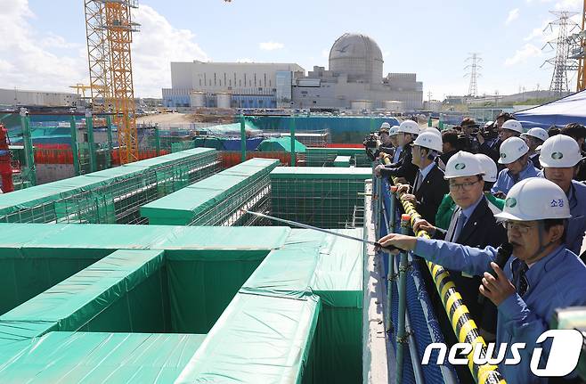신고리 원전 5·6호기 건설 현장. © News1 이윤기 기자