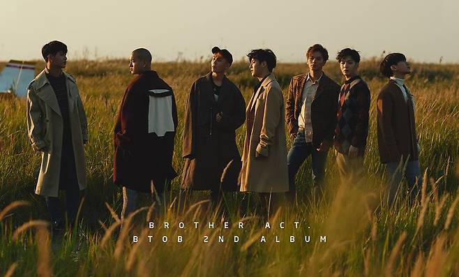 BTOB 2집 <브라더 액트> 앨범 재킷. / 큐브엔터테인먼트