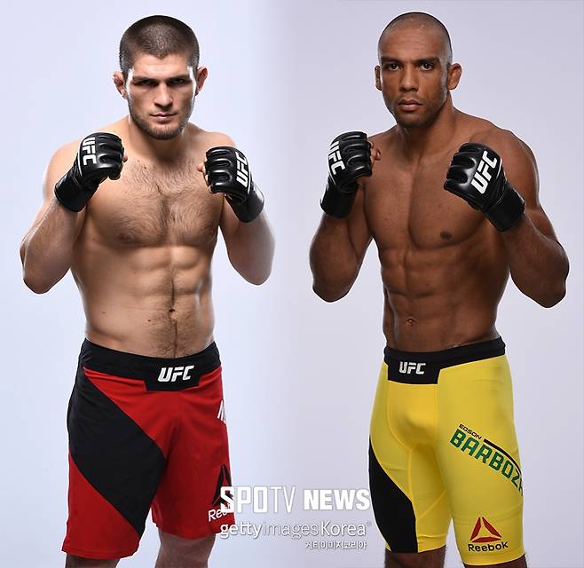 ▲ 하빕 누르마고메도프와 에드손 바르보자가 12월 31일(한국 시간) 맞붙는다.