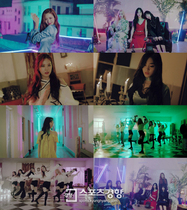걸그룹 소나무의 신곡 ‘아이’ 뮤직 비디오 주요 장면. 사진 TS엔터테인먼트