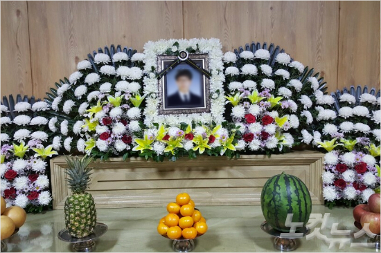 고 이민호 군의 장례식장 (사진=문준영 기자)