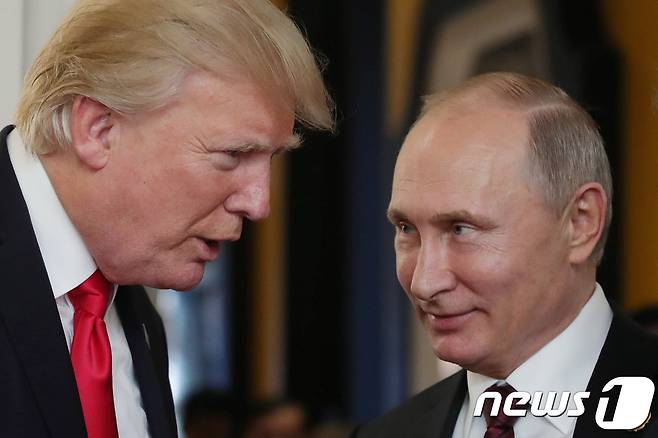 도널드 트럼프 미 대통령과 블라디미르 푸틴 러시아 대통령 © AFP=뉴스1