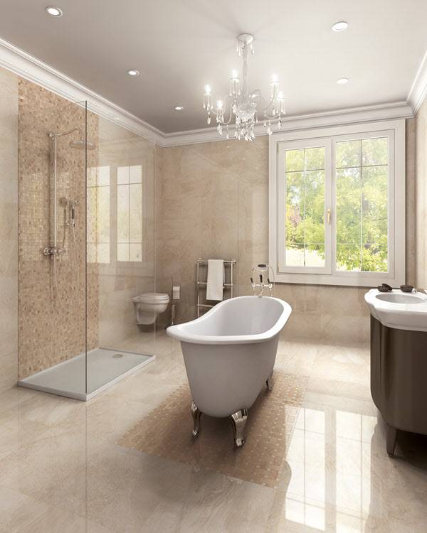 가타사의 스톤 프로젝트 컬렉션 '콰츠(Quartz)' 폴리싱 타일. /상아타일 제공