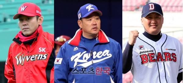 (왼쪽부터) SK 박경완, 삼성 진갑용, 두산 조인성. 스포츠코리아 제공