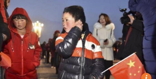 베이징을 방문한 중국의 '눈송이 소년' 홍콩 사우스차이나모닝포스트(SCMP) 캡처