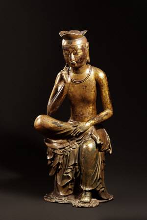 금동미륵보살반가사유상(국보 83호).