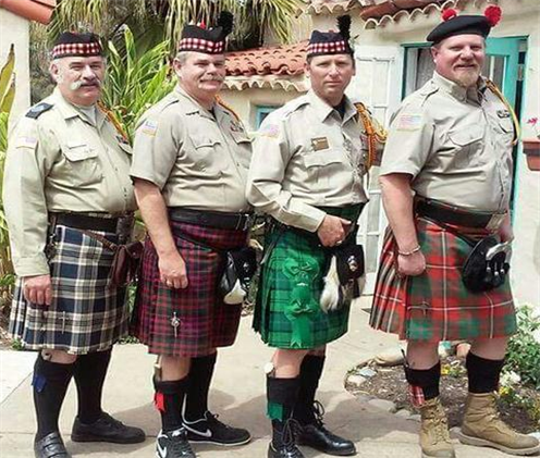 스코틀랜드 예비역 전우회 모임 /출처=https://mykiltmaker.com/pages/gallery