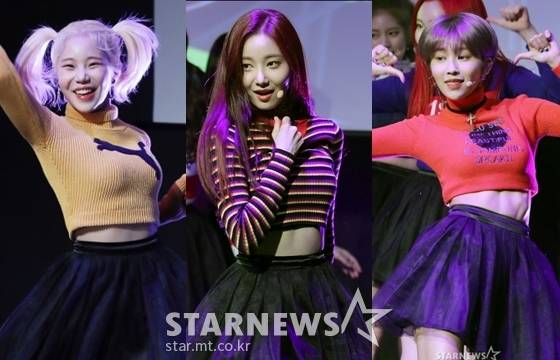 모모랜드 주이, 연우, 혜빈(왼쪽부터)/사진=김창현 기자