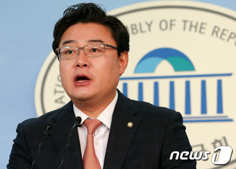 김성원 자유한국당 원내대변인.  뉴스1 © News1 허경 기자