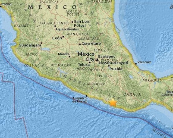 사진=멕시코 남부에 규모 7.5의 강진이 발생했다.