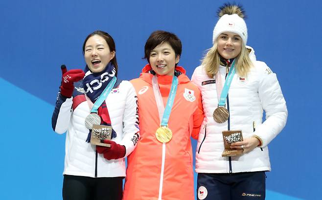 이상화 눈가에 눈물이 그득했지만, 그는 금새 환하게 미소지었다. 우상조 기자