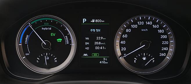 깔끔한 계기판을 통해 다양한 정보를 직관적으로 전달한다.