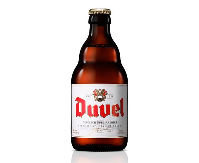 330㎖짜리 통통한 유리병에 들어있는 `악마의 맥주` 듀벨(Duvel). 듀벨이란 불어로 악마를 뜻한다. /사진=홈페이지 캡처