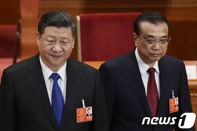 시진핑 중국 국가주석과 리커창 총리. © AFP=뉴스1
