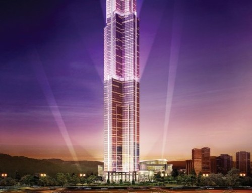 김유찬 당시 NAI 대표가 추진하려고 했던 137층 초고층빌딩 조감도. 김유찬 대표 제공