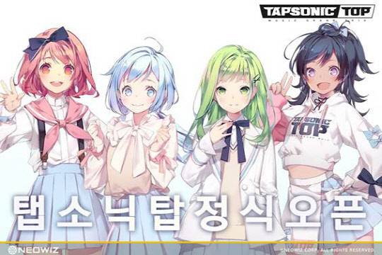 네오위즈의 모바일 리듬액션 게임 '탭소닉 탑'<네오위즈 제공>