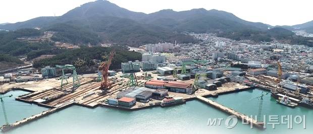 통영 신아 에스비(SB) 폐조선소 부지 전경 /제공=국토교통부