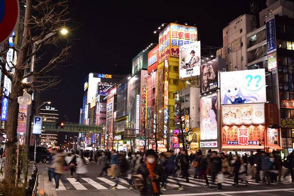 일본의 전자상권의 중심지 '아키하바라' 거리. / 위키백과 제공