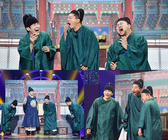 22일부터 방송된 KBS 2TV <개그콘서트> 코너 '내시천하'의 한 장면. ⓒKBS