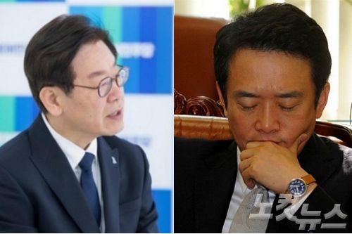 이재명 민주당 경기도지사 후보(사진 왼쪽)와 남경필 한국당 후보.(사진=자료사진)